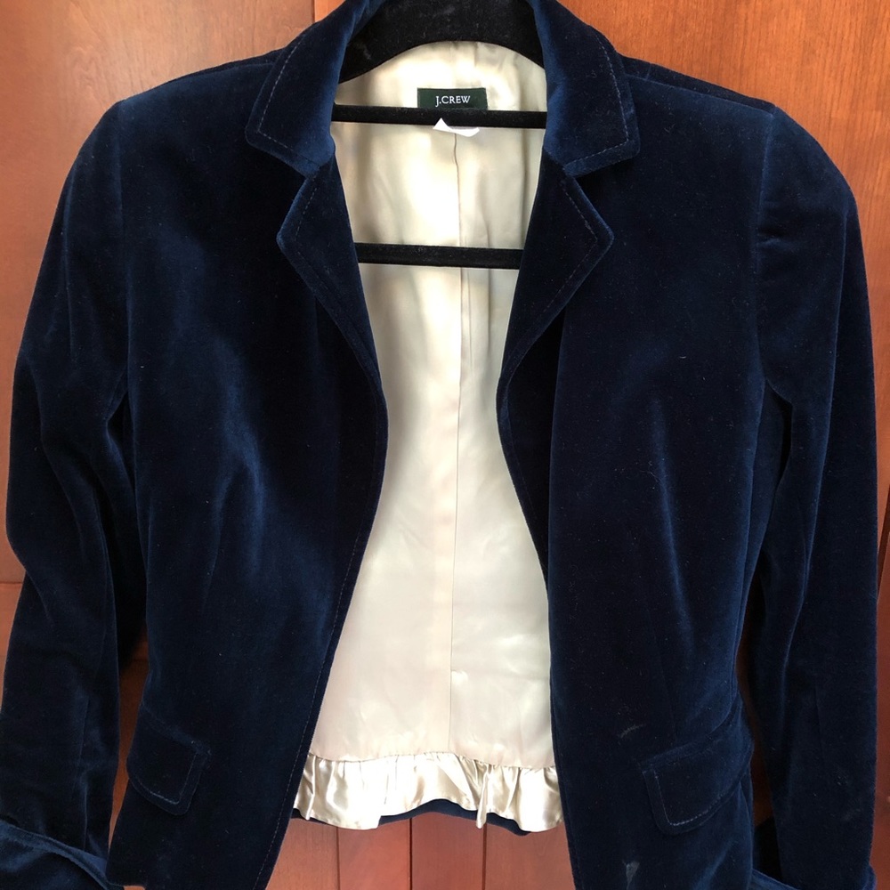 J. Crew velvet/valor women’s blazer